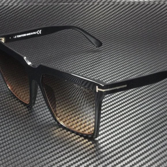 WOW! Tom Ford Women\'s Smoke Gradient Sunglasses Amazon.com: Sunglasses Tom Ford FT 0513 02D Matte Black  main image 4